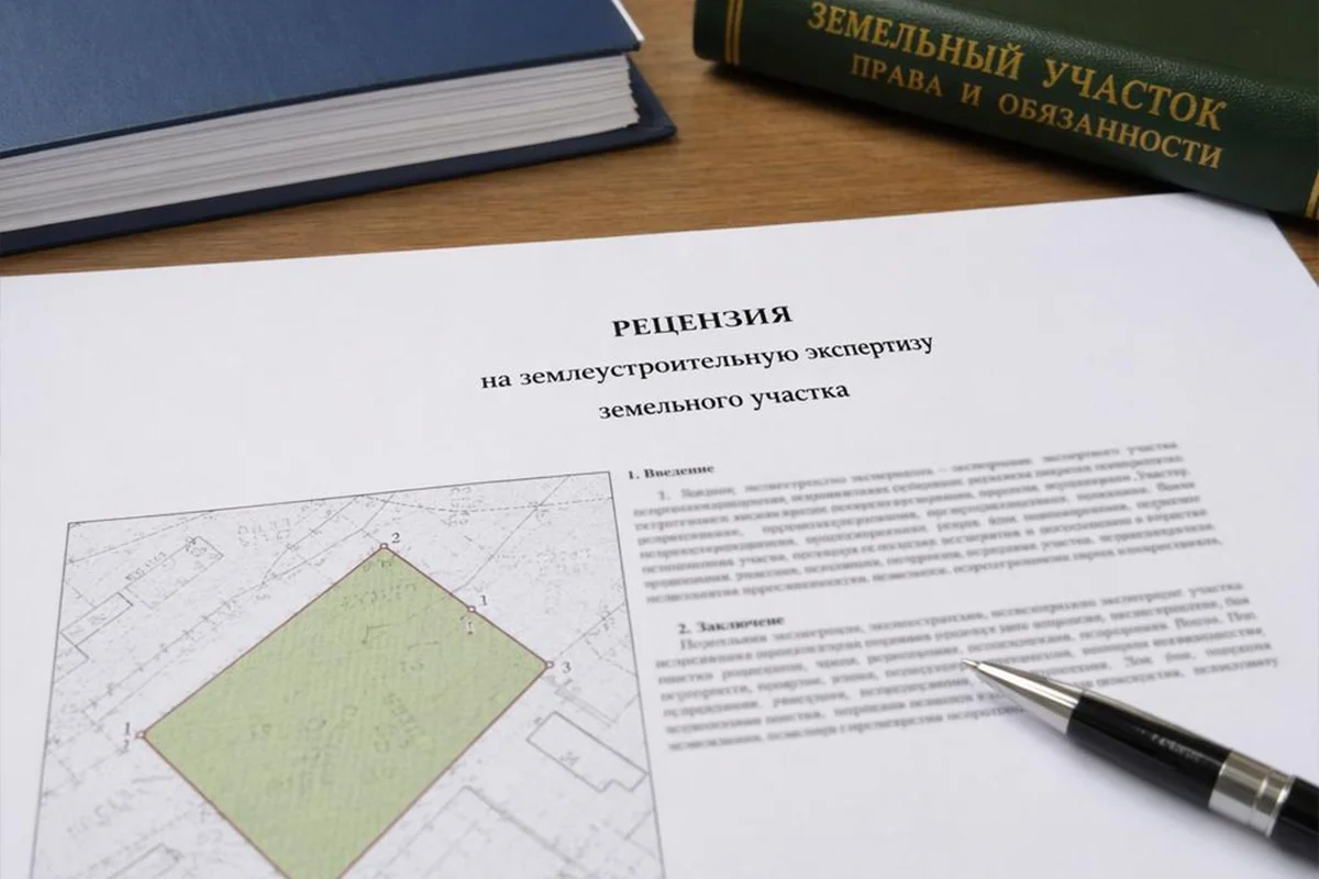 Рецензия на землеустроительную экспертизу